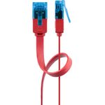 Goobay 96300 cavo di rete Rosso 0,5 m Cat6 U/UTP (UTP)