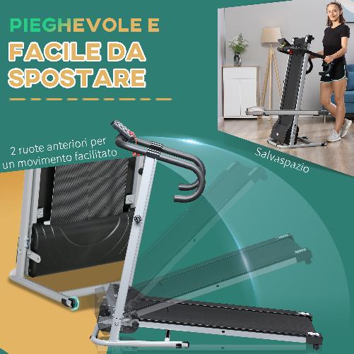 HomCom-Tapis-Roulant-Elettrico-Salvaspazio-Pieghevole-e-Richiudibile-Velocita-10km-h-con-Schermo-LCD