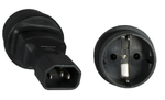 Microconnect-PE14CEEAD-adattatore-per-presa-di-corrente-C14-Tipo-F-Nero--Power-Adapter-C14---Schuko-M-F---IEC-60320-C14-