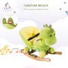 HOMCOM-Drago-a-Dondolo-in-Legno-per-i-Bambini-Verde-e-Giallo