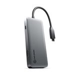 ALOGIC-SPARK-USB-tipo-C-Grigio--USB-4-SPARK-6-IN-1-HUB---WITH---8K-HDMI-