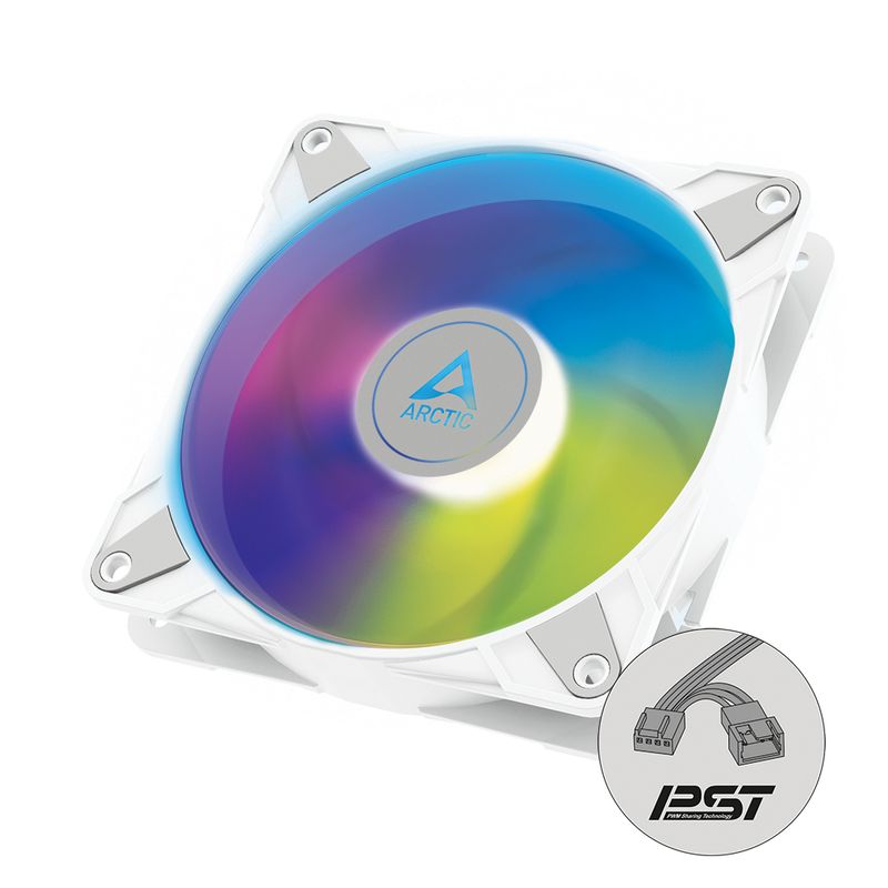 ARCTIC-P14-PWM-PST-A-RGB-Case-per-computer-Ventilatore-14-cm-Bianco-1-pz--Arctic-14cm-P14-Semi-Passive-PWM-PST-ARGB-Case