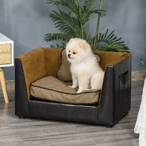 PawHut-Divano-sofa-lettino-letto-di-lusso-per-cani-gatti-animali-domestici-in-pelle-sintetica