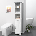 kleankin-Armadietto-Bagno-con-Scaffale-a-3-Livelli-1-Cassetto-e-1-Mobiletto-34x30x163cm