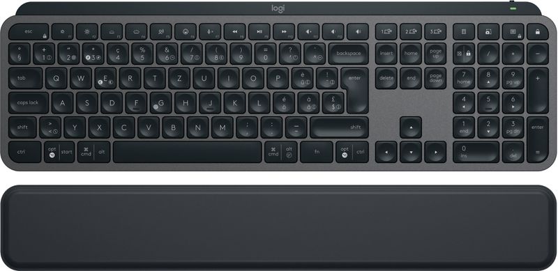 Logitech-MX-Keys-S-tastiera-Ufficio-RF-senza-fili--Bluetooth-QWERTZ-Svizzere-Grafite