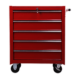 HOMCOM-Carrello-Porta-Utensili-con-5-Cassetti-Serratura-2-Chiavi-e-Manubrio-Parete-Smontabile-2-Ruote-con-Freno-in-Lamiera-d-Acciaio-EVA-Rosso-675x33x77cm