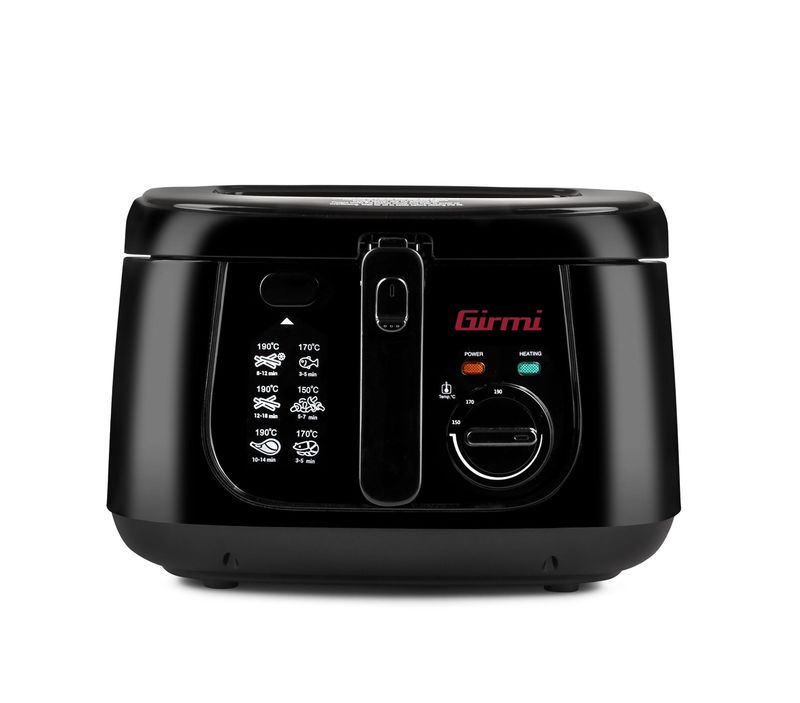 Girmi-FG2100-friggitrice-Singolo-25-L-Indipendente-1800-W-Nero