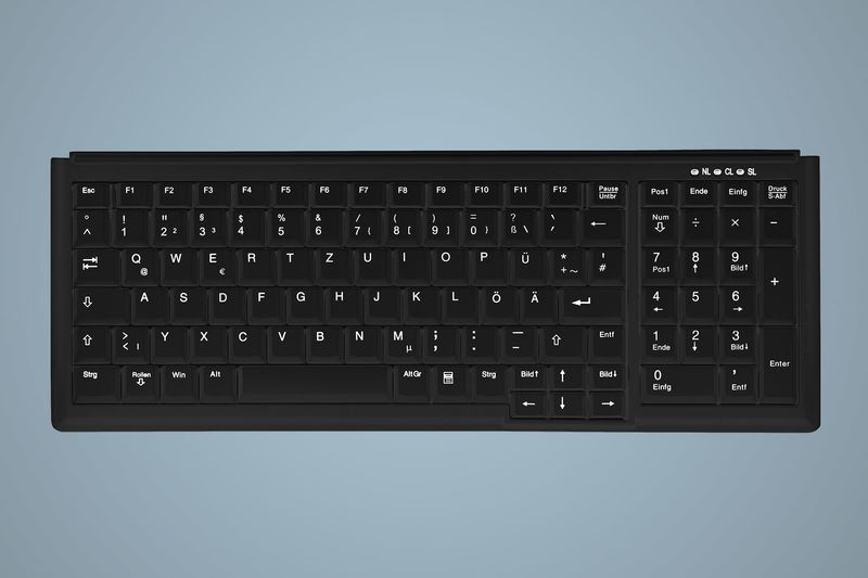 Industry-4.0-Compact-Notebook-Style-Keyboard-with-NumPad---Corded---QWERTY---Black