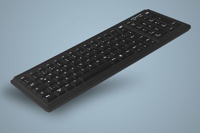 Industry-4.0-Compact-Notebook-Style-Keyboard-with-NumPad---Corded---QWERTY---Black