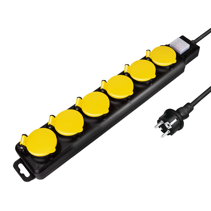 LogiLink---Prolunga---AC-250-V---3680-Watt---Connessioni-di-uscita--6--6-x-alimentazione-CEE-7-3----15-m---Germania---N