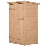 Outsunny-Casetta-da-Giardino-in-Legno-di-Abete-Impermeabile-Capanno-Attrezzi-da-Esterno-75x56x115cm