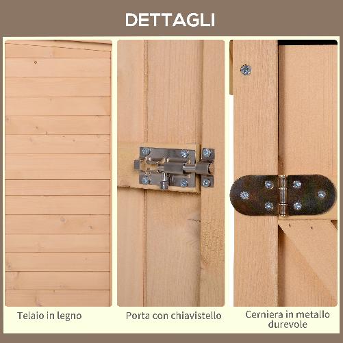 Outsunny-Casetta-da-Giardino-in-Legno-di-Abete-Impermeabile-Capanno-Attrezzi-da-Esterno-75x56x115cm