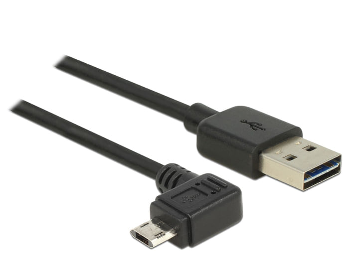 Delock-Easy---USB-Kabel---USB--M--umkehrbar-bis-Micro-USB-Typ-B--M--links-rechts-abgewinkelt-umkehrbar---USB2.0---50m-