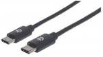 Manhattan-354868-cavo-USB-05-m-USB-2.0-USB-C-Nero--USB-C-to-USB-C-Cable-50cm-Male-to-Male-Black-480-Mbps-USB-2.0-Equival