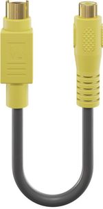 Wentronic-goobay---connettore-video---RCA--W--a-mini-DIN-a-4-pin--M----20-cm---schermato---nero--60845-