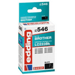 Edding cartuccia per stampante edding EDD-546 nera compatibile con Brother LC-223BK