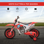 HOMCOM-Moto-da-Cross-Elettrica-per-Bambini-da-3-5-Anni---Rosso