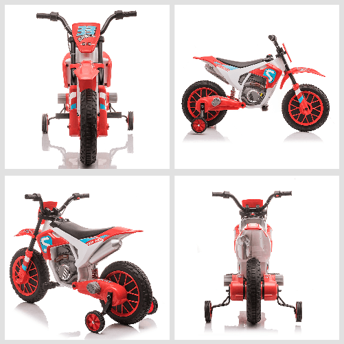 HOMCOM-Moto-da-Cross-Elettrica-per-Bambini-da-3-5-Anni---Rosso