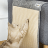 PawHut-Set-2-Tiragraffi-per-Gatti-da-Divano-Tappetini-Tiragraffi-in-Sisal-e-Poliestere-130x45cm---Grigio