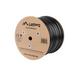 Lanberg Cavo di Rete Rigido UTP Categoria 6 Lanberg LCU6-21CU-0305-BK 305 m Nero