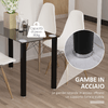 HOMCOM-Tavolo-da-Pranzo-Rettangolare-Tavolo-Cucina-Moderno-per-Soggiorno-Gambe-Rotonde-in-Metallo-e-Piano-in-Vetro-Temperato-120x60x75cm-Nero
