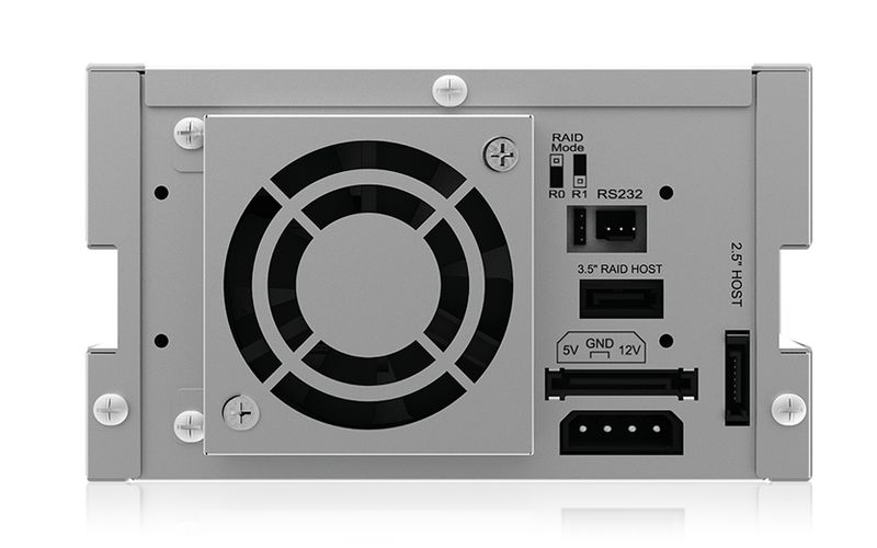 Untersttzt-25--und-35--Laufwerke--Verbindung-zum-Hostcomputer-SATA-III-6-Gbit-s-oder-RS232--RAID-via-Software-konfigurie