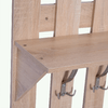 HOMCOM-Set-3-Pezzi-Scarpiera-Appendiabiti-e-Specchio-per-Ingresso-in-Legno