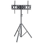 Manhattan-461412-supporto-da-tavolo-per-Tv-a-schermo-piatto-1778-cm-70-Nero-Pavimento--TV---Monitor-Mount-Tripod-Floor-S