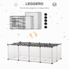PawHut-Recinto-per-Criceti-e-Roditori-Modulabile-con-Accessori-Montaggio-Resina-e-Acciaio-140x70x45cm