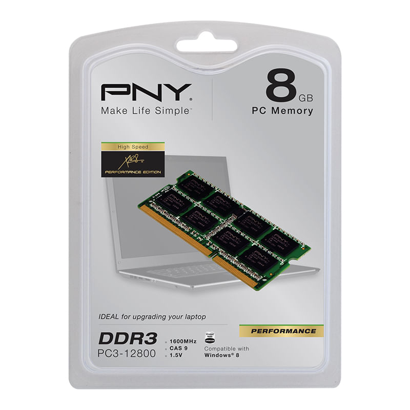 PNY-8GB-SODIMM-DDR3-1600MHZ