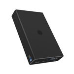 Raidsonic Formfaktor 2.5"  Anschluss intern 2x SATA 6Gb/s (bis 9.5mm Hhe)  Anschluss extern USB-C 3.1  RAID