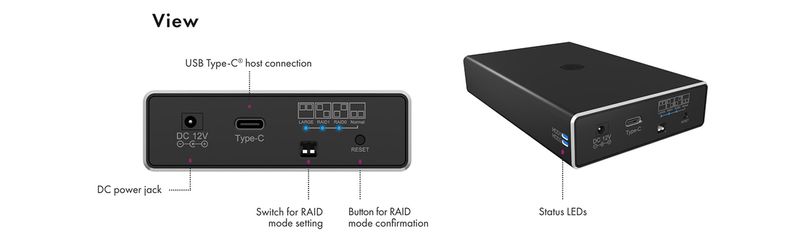 Formfaktor-2.5---Anschluss-intern-2x-SATA-6Gb-s--bis-9.5mm-Hhe---Anschluss-extern-USB-C-3.1--RAID-Level-0-1-Large-Single