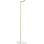 HOMCOM-Appendiabiti-da-Ingresso-Camera-da-Letto-e-Soggiorno-in-Metallo-e-Marmo-35x25x152-cm-Oro-e-Bianco