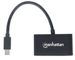 Manhattan-152709-cavo-e-adattatore-video-025-m-Mini-DisplayPort-HDMI--VGA-D-Sub-Nero--MINI-DISPLAYPORT-TO-HDMI-VGA----25