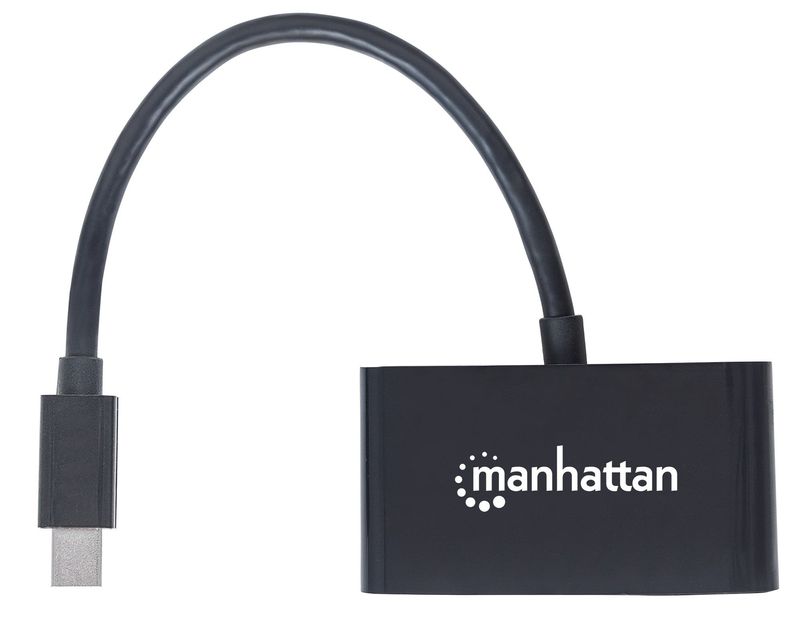 Manhattan-152709-cavo-e-adattatore-video-025-m-Mini-DisplayPort-HDMI--VGA-D-Sub-Nero--MINI-DISPLAYPORT-TO-HDMI-VGA----25