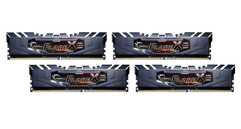 G.Skill-Flare-X-DDR4-64-GB--4x16-GB--3200-MHz-F4-3200C16Q-64GFX