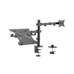 Gembird MA-DA-03 supporto da tavolo per Tv a schermo piatto 81,3 cm (32") Scrivania Nero