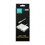 Hub-USB-Ibox-IUH3CFT1-Bianco-Argentato