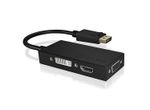 Adattatore-ICY-BOX-DP---HDMI-DVI-D-VGA-DisplayPort-3-in-1