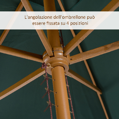 Outsunny-Ombrellone-2x3-m-da-Giardino-in-Legno-Laccato-e-Bambu-con-Copertura-Rimovibile-Verde-Scuro