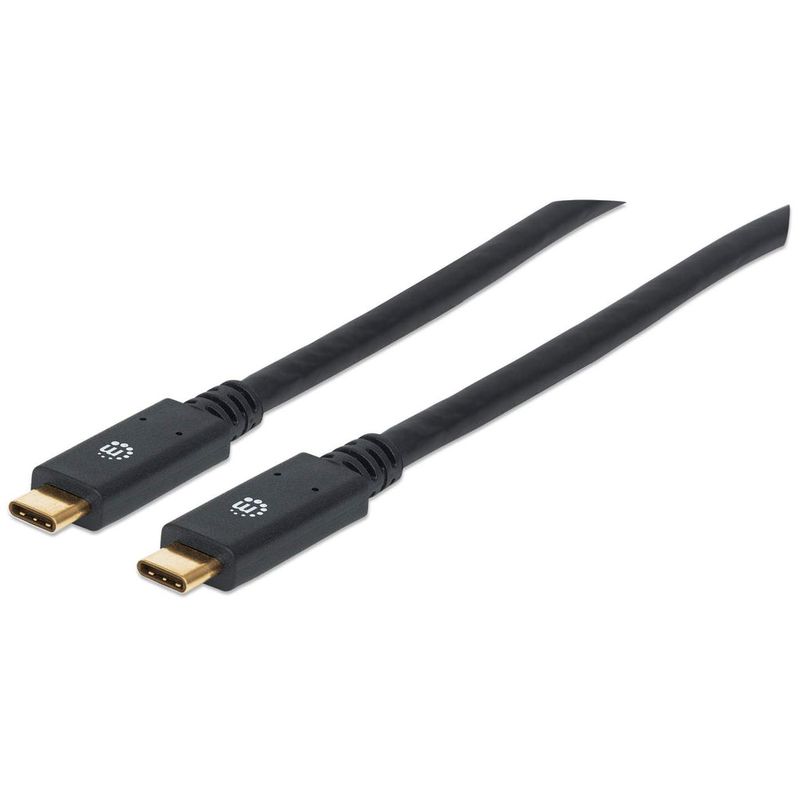 Manhattan-354905-cavo-USB-2-m-USB-3.2-Gen-1-3.1-Gen-1-USB-C-Nero--USB-C-CABLE-2M-MALE-MALE----5GBPS-USB-3.0-BLACK-POLYBA