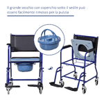 HOMCOM-Sedia-a-Rotelle-Bagno-con-Vaso-Rimovibile-in-Tubi-di-Ferro-e-PVC-Nero-e-blu-83x53x85cm