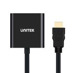 Adattatore-HDMI-con-VGA-con-Audio-Unitek-Y-6333-Nero