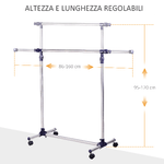 HOMCOM-Stender-Appendiabiti-Larghezza-e-altezza-regolabili-con-Ruote-in-Acciaio-Inox-160-x-170cm