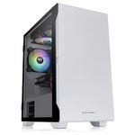 Thermaltake S100 Tempered Glass Snow Edition Micro Tower Bianco