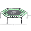 HOMCOM-Trampolino-Elastico-106cm-per-Adulti-e-Bambini-in-Acciaio---Per-Interni-Esterni-Casa-Palestra---Carico--100Kg