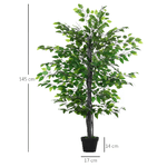 Outsunny-Albero-Baniano-Artificiale-Pianta-Finta-Decorativa-Interno-ed-Esterno-Alta-145cm-Verde