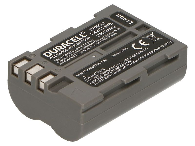 Duracell-DRNEL3-Batteria-per-fotocamera-videocamera-Ioni-di-Litio-1600-mAh