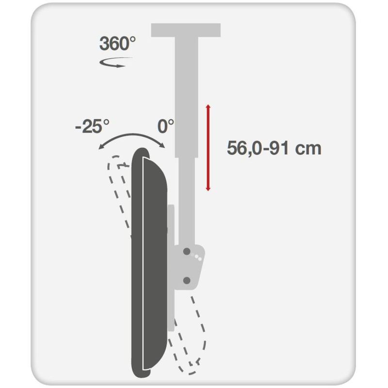 Techly-Supporto-Telescopico-Universale-a-Soffitto-per-TV-LED-LCD-37-70---ICA-CPLB-946S-