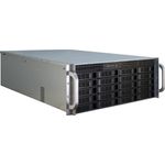 Intertec Alloggiamento 19" IPC 4HU-4420 Rack 4U nero senza alimentatore 2xUSB2.0